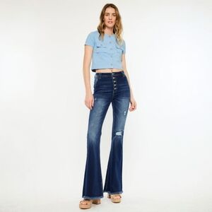 Kancan 27×32.5 Sian High Rise Flare Stretch Jean 7/27